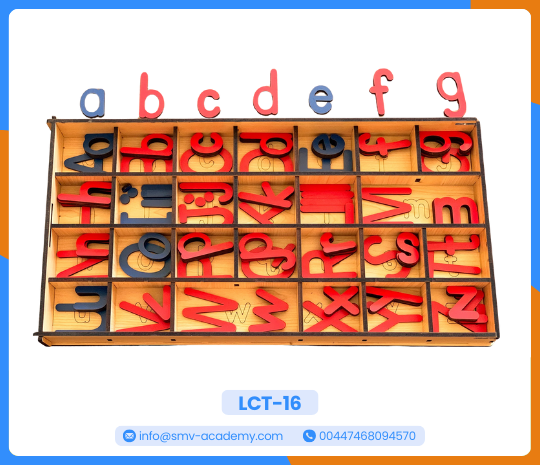 صندوق الحروف الإنجليزية MDF